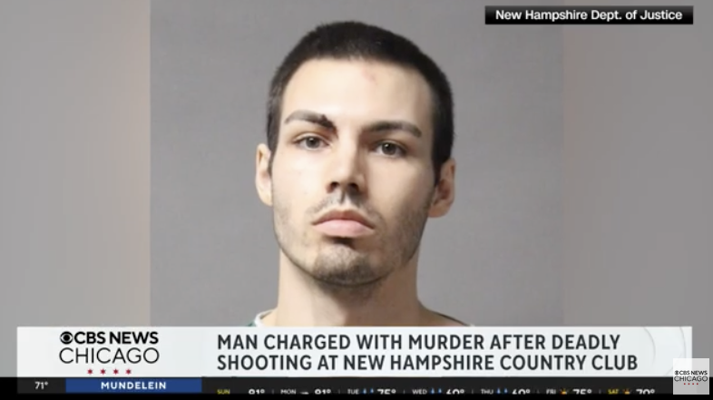 Wedding reception shooting suspect Hunter Nadeau mugshot